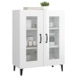 vidaXL Sideboard Hochglanz-Weiß 69,5x34x90 cm Holzwerkstoff vidaXL Sideboard Hochglanz-Weiß 69,5x34x90 cm Holzwerkstoff