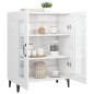 vidaXL Sideboard Hochglanz-Weiß 69,5x34x90 cm Holzwerkstoff vidaXL Sideboard Hochglanz-Weiß 69,5x34x90 cm Holzwerkstoff