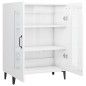 vidaXL Sideboard Hochglanz-Weiß 69,5x34x90 cm Holzwerkstoff vidaXL Sideboard Hochglanz-Weiß 69,5x34x90 cm Holzwerkstoff