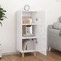 vidaXL Sideboard Hochglanz-Weiß 34,5x34x90 cm Holzwerkstoff vidaXL Sideboard Hochglanz-Weiß 34,5x34x90 cm Holzwerkstoff