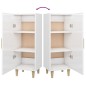 vidaXL Sideboard Hochglanz-Weiß 34,5x34x90 cm Holzwerkstoff vidaXL Sideboard Hochglanz-Weiß 34,5x34x90 cm Holzwerkstoff