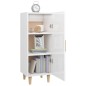 vidaXL Sideboard Hochglanz-Weiß 34,5x34x90 cm Holzwerkstoff vidaXL Sideboard Hochglanz-Weiß 34,5x34x90 cm Holzwerkstoff