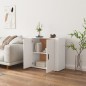 vidaXL Sideboard Weiß 80x33x70 cm Holzwerkstoff vidaXL Sideboard Weiß 80x33x70 cm Holzwerkstoff