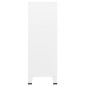 vidaXL Lagerschrank Industrial Weiß 70x40x115 cm Metall vidaXL Lagerschrank Industrial Weiß 70x40x115 cm Metall