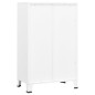 vidaXL Lagerschrank Industrial Weiß 70x40x115 cm Metall vidaXL Lagerschrank Industrial Weiß 70x40x115 cm Metall