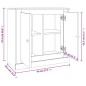 vidaXL Sideboard Weiß 70x35,5x67,5 cm Holzwerkstoff vidaXL Sideboard Weiß 70x35,5x67,5 cm Holzwerkstoff