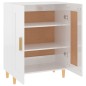 vidaXL Sideboard Hochglanz-Weiß 69,5x34x90 cm Holzwerkstoff vidaXL Sideboard Hochglanz-Weiß 69,5x34x90 cm Holzwerkstoff