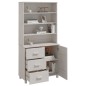 vidaXL Highboard HAMAR Massivholz Kiefer Weiß vidaXL Highboard HAMAR Massivholz Kiefer Weiß