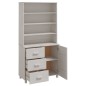 vidaXL Highboard HAMAR Massivholz Kiefer Weiß vidaXL Highboard HAMAR Massivholz Kiefer Weiß