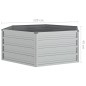 vidaXL Garten-Hochbeet 129x45 cm Verzinkter Stahl Silber vidaXL Garten-Hochbeet 129x45 cm Verzinkter Stahl Silber