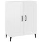 vidaXL Sideboard Hochglanz-Weiß 69,5x34x90 cm Holzwerkstoff vidaXL Sideboard Hochglanz-Weiß 69,5x34x90 cm Holzwerkstoff