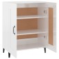 vidaXL Sideboard Hochglanz-Weiß 69,5x34x90 cm Holzwerkstoff vidaXL Sideboard Hochglanz-Weiß 69,5x34x90 cm Holzwerkstoff