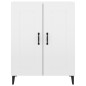 vidaXL Sideboard Hochglanz-Weiß 69,5x34x90 cm Holzwerkstoff vidaXL Sideboard Hochglanz-Weiß 69,5x34x90 cm Holzwerkstoff