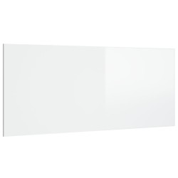 vidaXL Kopfteil Hochglanz-Weiß 200x1,5x80 cm Holzwerkstoff