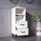 vidaXL Sideboard Weiß 34,5x34x90 cm Holzwerkstoff vidaXL Sideboard Weiß 34,5x34x90 cm Holzwerkstoff