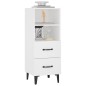 vidaXL Sideboard Weiß 34,5x34x90 cm Holzwerkstoff vidaXL Sideboard Weiß 34,5x34x90 cm Holzwerkstoff