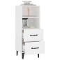vidaXL Sideboard Weiß 34,5x34x90 cm Holzwerkstoff vidaXL Sideboard Weiß 34,5x34x90 cm Holzwerkstoff