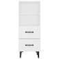 vidaXL Sideboard Weiß 34,5x34x90 cm Holzwerkstoff vidaXL Sideboard Weiß 34,5x34x90 cm Holzwerkstoff
