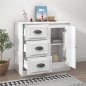 vidaXL Sideboard Weiß 70x35,5x67,5 cm Holzwerkstoff vidaXL Sideboard Weiß 70x35,5x67,5 cm Holzwerkstoff