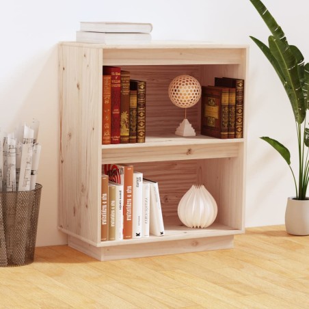 vidaXL Beistellschrank 60x34x75 cm Massivholz Kiefer