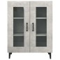 vidaXL Sideboard Betongrau 69,5x34x90 cm Holzwerkstoff