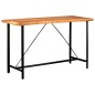 vidaXL 7-tlg. Bar-Set Akazie Massivholz und Echtleder vidaXL 7-tlg. Bar-Set Akazie Massivholz und Echtleder