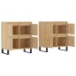 Sideboards 2 Stk. Sonoma-Eiche Holzwerkstoff Sideboards 2 Stk. Sonoma-Eiche Holzwerkstoff