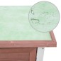 vidaXL Kaninchenstall 1 Tür Braun Holz vidaXL Kaninchenstall 1 Tür Braun Holz
