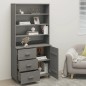 vidaXL Highboard HAMAR Massivholz Kiefer Hellgrau vidaXL Highboard HAMAR Massivholz Kiefer Hellgrau