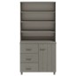 vidaXL Highboard HAMAR Massivholz Kiefer Hellgrau vidaXL Highboard HAMAR Massivholz Kiefer Hellgrau
