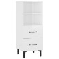 vidaXL Sideboard Hochglanz-Weiß 34,5x34x90 cm Holzwerkstoff vidaXL Sideboard Hochglanz-Weiß 34,5x34x90 cm Holzwerkstoff