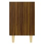 vidaXL Nachttisch mit Massivholz-Beinen Braun Eichen-Optik 40x30x50 cm vidaXL Nachttisch mit Massivholz-Beinen Braun Eichen-Optik 40x30x50 cm