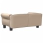 vidaXL Hundebett Cappuccino-Braun 70x45x30 cm Kunstleder vidaXL Hundebett Cappuccino-Braun 70x45x30 cm Kunstleder