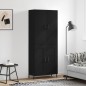 Highboard Schwarz 69,5x34x180 cm Holzwerkstoff Highboard Schwarz 69,5x34x180 cm Holzwerkstoff