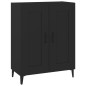 vidaXL Sideboard Schwarz 69,5x34x90 cm Holzwerkstoff vidaXL Sideboard Schwarz 69,5x34x90 cm Holzwerkstoff