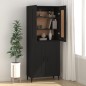 vidaXL Sideboard Schwarz 69,5x34x90 cm Holzwerkstoff vidaXL Sideboard Schwarz 69,5x34x90 cm Holzwerkstoff