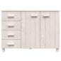 vidaXL Sideboard HAMAR Weiß 113x40x80 cm Massivholz Kiefer vidaXL Sideboard HAMAR Weiß 113x40x80 cm Massivholz Kiefer