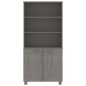 vidaXL Highboard HAMAR Massivholz Kiefer Hellgrau vidaXL Highboard HAMAR Massivholz Kiefer Hellgrau