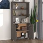 vidaXL Highboard HAMAR Massivholz Kiefer Hellgrau vidaXL Highboard HAMAR Massivholz Kiefer Hellgrau