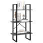 vidaXL Lagerregal Grau 60x30x105 cm Massivholz Kiefer vidaXL Lagerregal Grau 60x30x105 cm Massivholz Kiefer