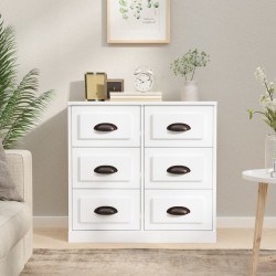 vidaXL Sideboard Weiß 70x35,5x67,5 cm Holzwerkstoff