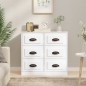 vidaXL Sideboard Weiß 70x35,5x67,5 cm Holzwerkstoff vidaXL Sideboard Weiß 70x35,5x67,5 cm Holzwerkstoff