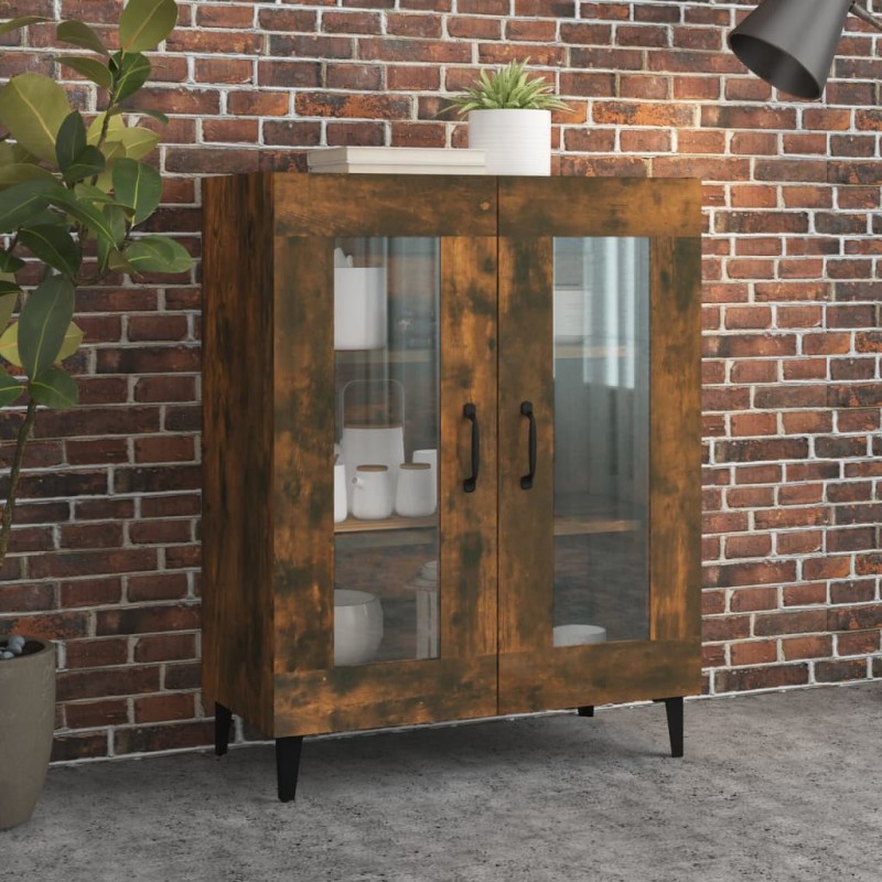vidaXL Sideboard Räuchereiche 69,5x34x90 cm Holzwerkstoff vidaXL Sideboard Räuchereiche 69,5x34x90 cm Holzwerkstoff