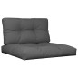 vidaXL Palettenkissen 2-tlg. Anthrazit Stoff vidaXL Palettenkissen 2-tlg. Anthrazit Stoff