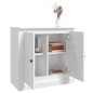 vidaXL Sideboard Hochglanz-Weiß 70x35,5x67,5 cm Holzwerkstoff vidaXL Sideboard Hochglanz-Weiß 70x35,5x67,5 cm Holzwerkstoff