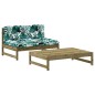 vidaXL 2-tlg. Garten-Lounge-Set mit Kissen Imprägniertes Kiefernholz vidaXL 2-tlg. Garten-Lounge-Set mit Kissen Imprägniertes Kiefernholz