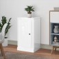 vidaXL Sideboard Hochglanz-Weiß 37,5x35,5x67,5 cm Holzwerkstoff vidaXL Sideboard Hochglanz-Weiß 37,5x35,5x67,5 cm Holzwerkstoff