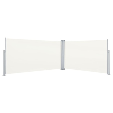 vidaXL Seitenmarkise Ausziehbar Creme 160x600 cm