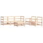 vidaXL 6-tlg. Garten-Lounge-Set mit Kissen Massivholz vidaXL 6-tlg. Garten-Lounge-Set mit Kissen Massivholz