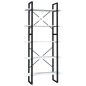 vidaXL Bücherregal 5 Fächer Weiß 80x30x175 cm Holzwerkstoff vidaXL Bücherregal 5 Fächer Weiß 80x30x175 cm Holzwerkstoff